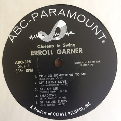 Erroll Garner : Closeup In Swing (LP,Album,Mono)