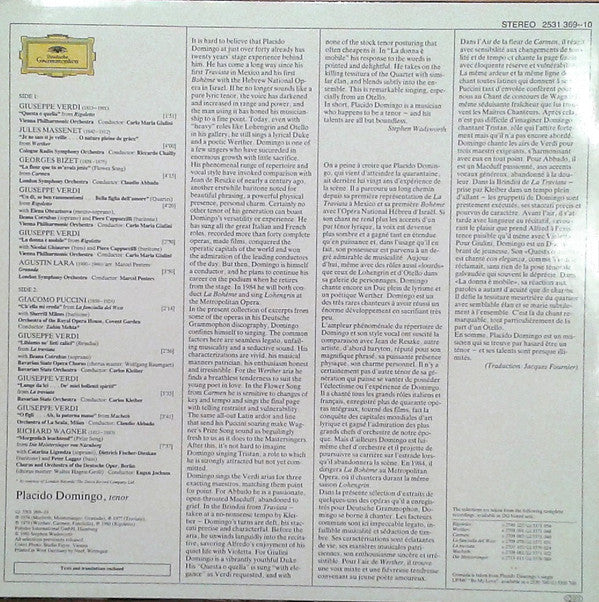 Placido Domingo : Viva Domingo (LP,Compilation)