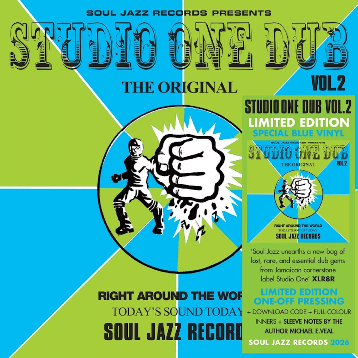Various - Soul Jazz Records Presents: Studio One Dub Vol. 2 (RSD BF 2026, 2LP Sky Blue Vinyl) UPC: 5026328301662