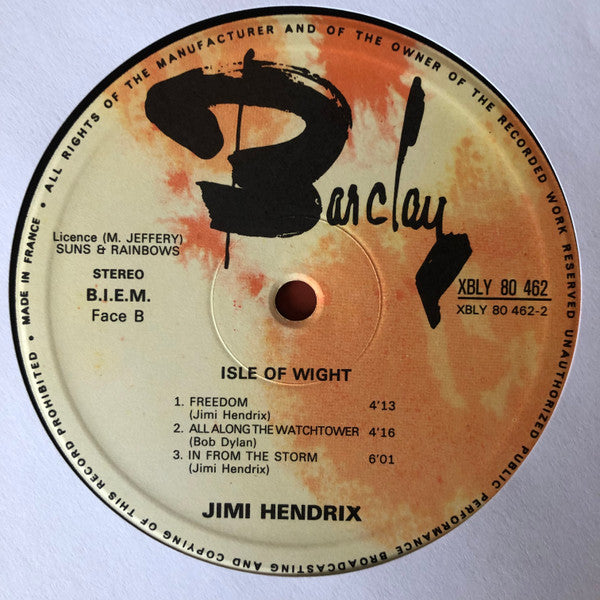 Jimi Hendrix : Isle Of Wight (LP,Album)