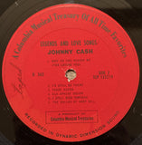 Johnny Cash : Legends And Love Songs (LP,Compilation,Mono,Club Edition)