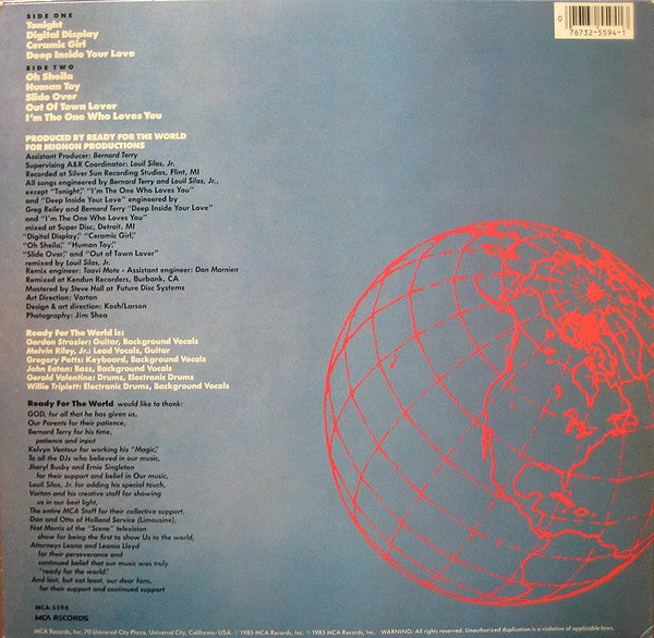 Ready For The World : Ready For The World (LP,Album)