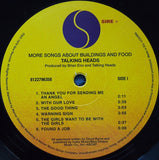 Talking Heads : More Songs About Buildings And Food (LP,Album,Reissue)