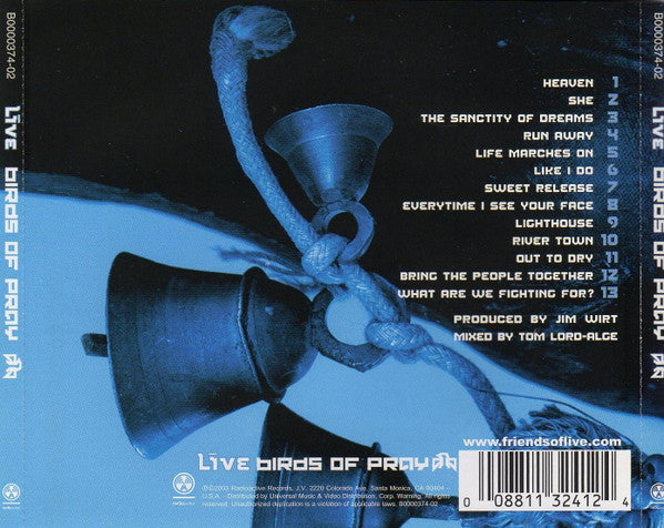 Live : Birds Of Pray (Album)