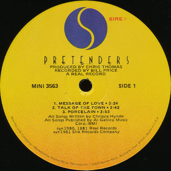 Pretenders, The : Extended Play (12",EP)