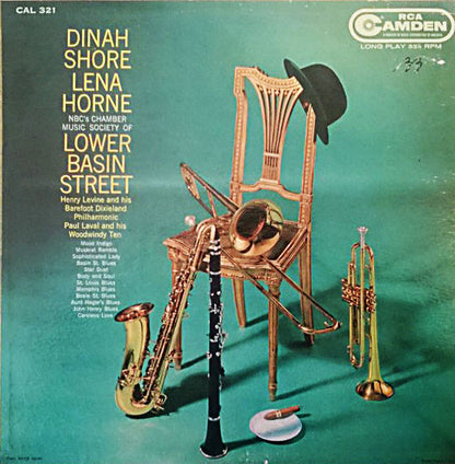 Dinah Shore, Lena Horne, Sidney Bechet, Dr Henry Levine's Barefooted Dixieland Philharmonic, Paul Lavalle And His Woodwindy Ten : NBC's Chamber Music Society Of Lower Basin Street (LP,Album,Compilation,Mono)