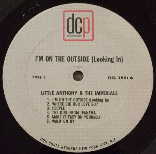 Little Anthony & The Imperials : I'm On The Outside (Looking In) (LP,Album,Mono)