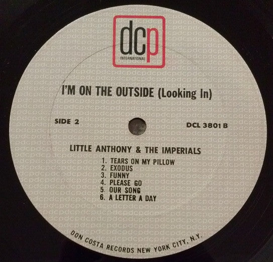 Little Anthony & The Imperials : I'm On The Outside (Looking In) (LP,Album,Mono)