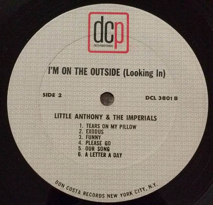 Little Anthony & The Imperials : I'm On The Outside (Looking In) (LP,Album,Mono)