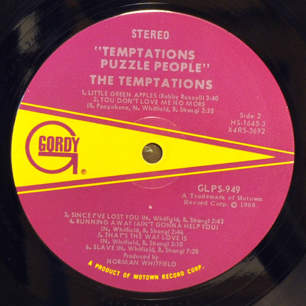 Temptations, The : Puzzle People (LP,Album,Stereo)