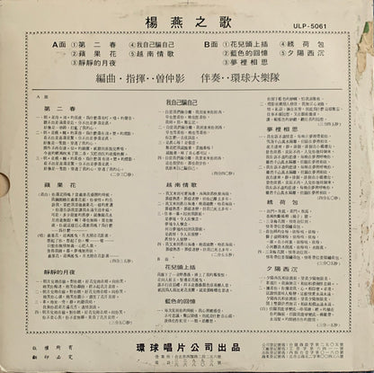 Yang Yan : 靜靜的月夜 The Moon Night (LP,Album)