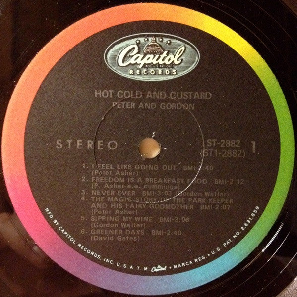 Peter & Gordon : Hot Cold & Custard (LP,Album)