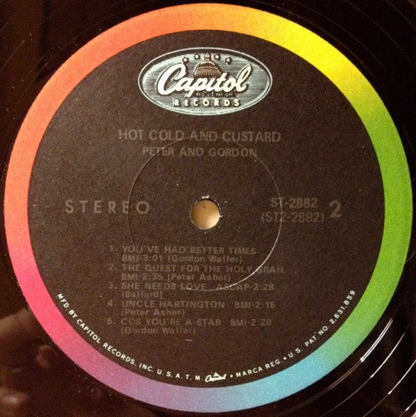 Peter & Gordon : Hot Cold & Custard (LP,Album)
