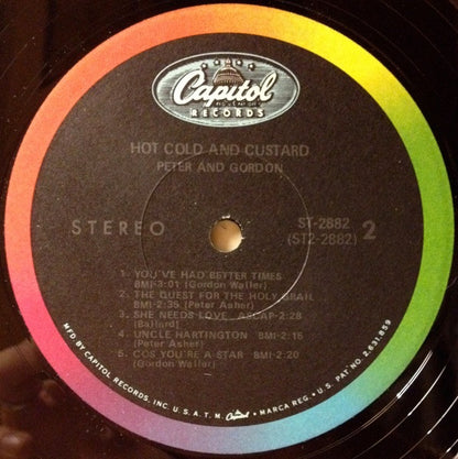 Peter & Gordon : Hot Cold & Custard (LP,Album)