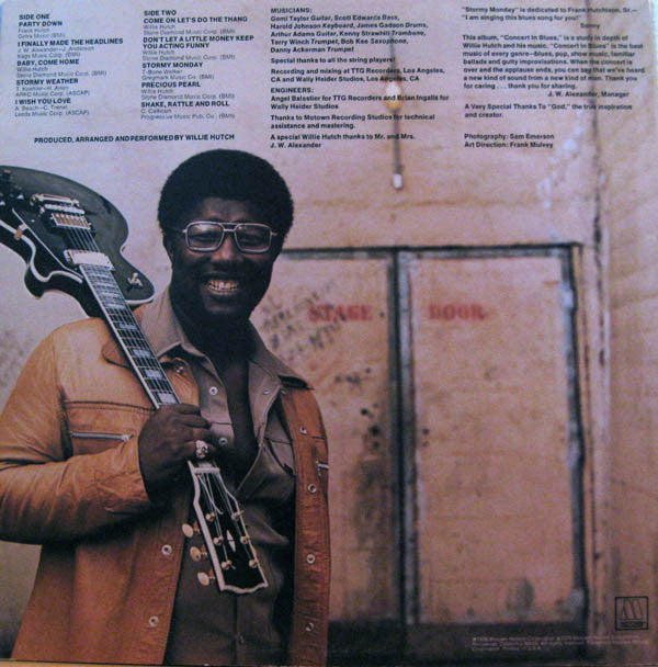 Willie Hutch : Concert In Blues (LP,Album)