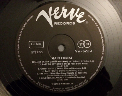 Walter Wanderley : Rain Forest (LP,Album,Stereo)