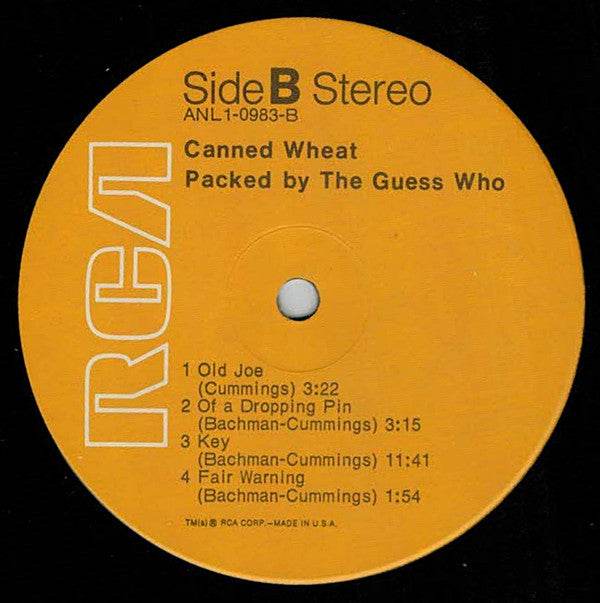 Guess Who, The : Canned Wheat (LP,Album,Reissue)