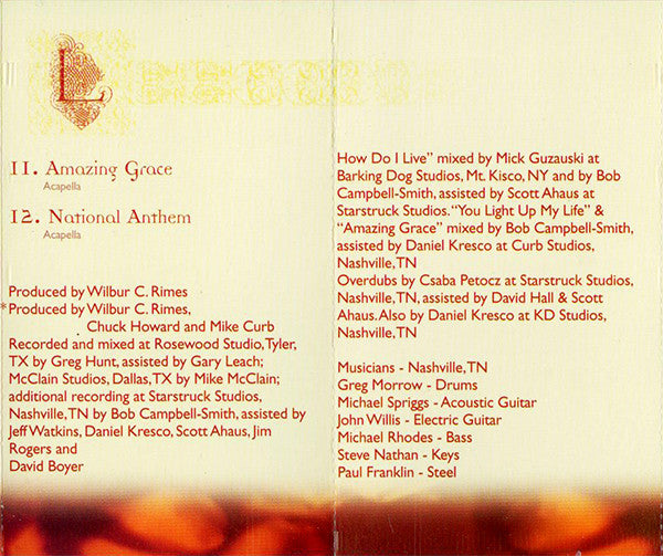 LeAnn Rimes : You Light Up My Life (Inspirational Songs) (Album)