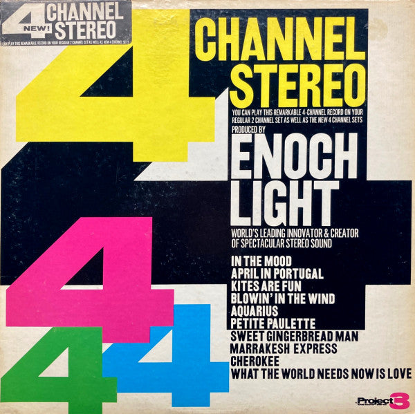 Enoch Light : 4 Channel Stereo (LP,Album,Quadraphonic)