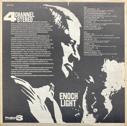 Enoch Light : 4 Channel Stereo (LP,Album,Quadraphonic)