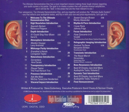 Various : The Ultimate Demonstration Disc (The Chesky Guide To Critical Listening) (Compilation)