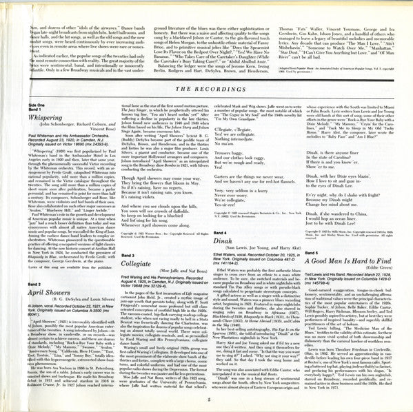 Various : Yes Sir, That's My Baby (The Golden Years Of Tin Pan Alley 1920-1929) (LP,Compilation)