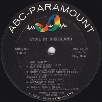 Eydie Gormé : Eydie In Dixie-Land (LP,Album,Mono)