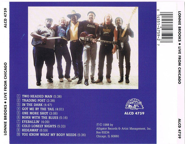 Lonnie Brooks : Live From Chicago - Bayou Lightning Strikes (Album,Reissue)