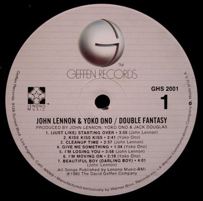 John Lennon & Yoko Ono : Double Fantasy (LP,Album)
