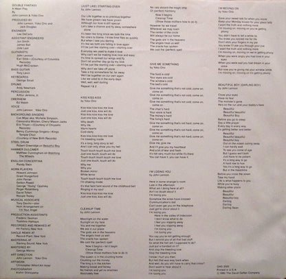 John Lennon & Yoko Ono : Double Fantasy (LP,Album)