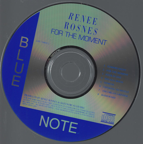 Renee Rosnes : For The Moment (Album)