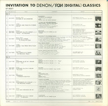 Various : Invitation To Denon / PCM Digital Classics (LP,Sampler)