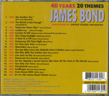 United Studio Orchestra : 40 Years James Bond 20 Themes (Album)