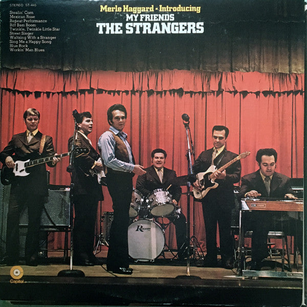 Merle Haggard - Introducing My Friends Strangers (5), The : Merle Haggard - Introducing My Friends The Strangers (LP,Stereo)