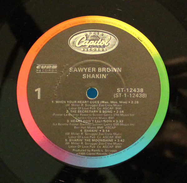 Sawyer Brown : Shakin' (LP,Album)