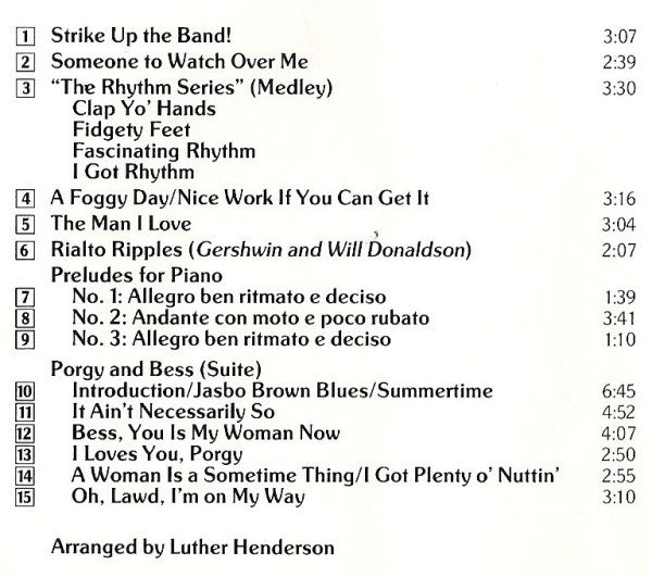 George Gershwin, Canadian Brass, The : Strike Up The Band (The Canadian Brass Plays George Gershwin) ()