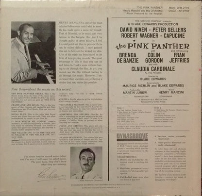 Henry Mancini : The Pink Panther (Music From The Film Score) (LP,Album,Stereo)