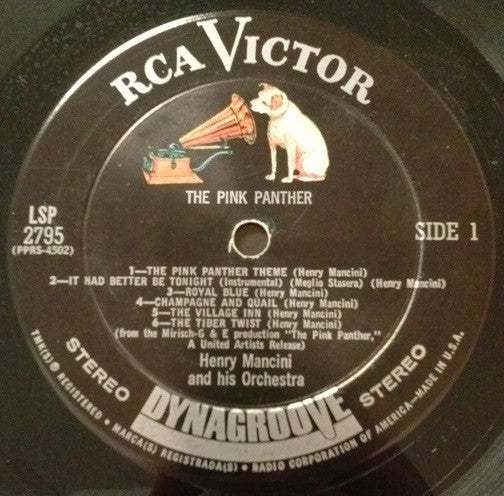 Henry Mancini : The Pink Panther (Music From The Film Score) (LP,Album,Stereo)