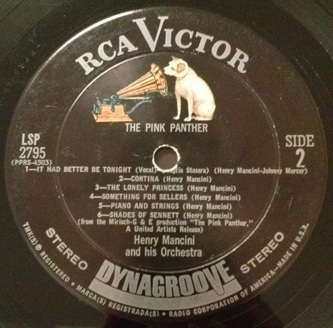 Henry Mancini : The Pink Panther (Music From The Film Score) (LP,Album,Stereo)