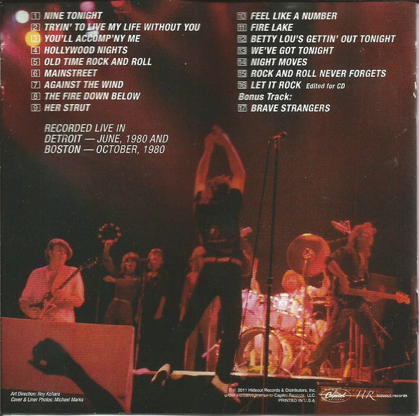 Bob Seger And The Silver Bullet Band : Nine Tonight (Album,Reissue,Remastered)