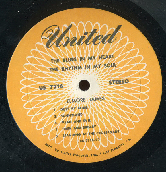 Elmore James : The Blues In My Heart The Rhythm In My Soul (LP,Album,Reissue,Stereo)