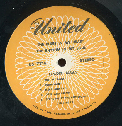 Elmore James : The Blues In My Heart The Rhythm In My Soul (LP,Album,Reissue,Stereo)