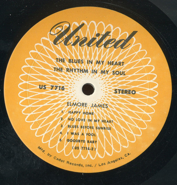 Elmore James : The Blues In My Heart The Rhythm In My Soul (LP,Album,Reissue,Stereo)