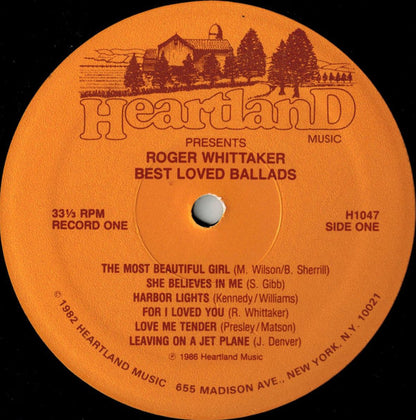 Roger Whittaker : Best Loved Ballads (LP,Album)