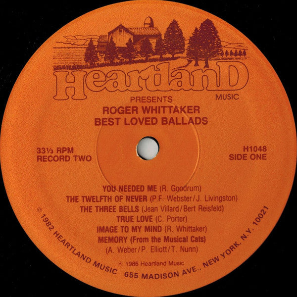 Roger Whittaker : Best Loved Ballads (LP,Album)