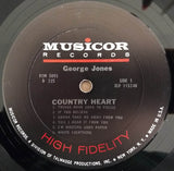 George Jones (2) : Country Heart (LP,Compilation,Club Edition,Mono)