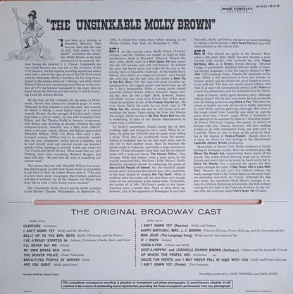 Meredith Willson : The Unsinkable Molly Brown - Original Broadway Cast  (LP,Album,Mono)