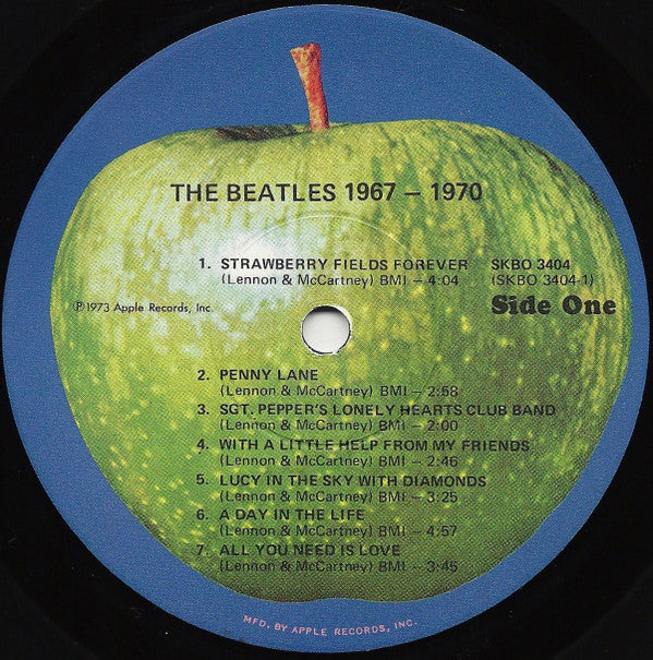 Beatles, The : 1967-1970 (LP,Compilation,Stereo)