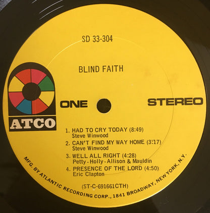 Blind Faith (2) : Blind Faith (LP,Album,Stereo)