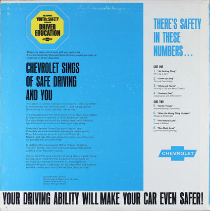 First Team, The : Chevrolet Sings Of Safe Driving And You (LP,Album,Limited Edition,Mono)
